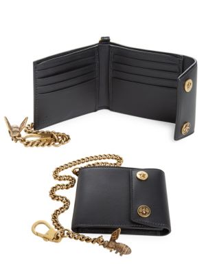 Gucci Leather Chain Wallet In Na | ModeSens