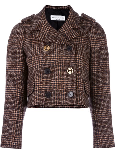 Sonia Rykiel Tweed Cropped Jacket | ModeSens