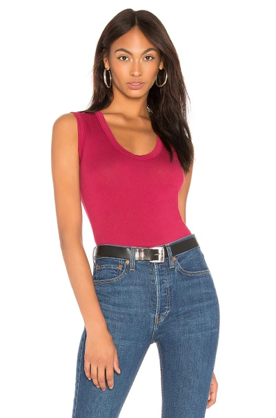 Velvet By Graham & Spencer Estina Tank In Marsala