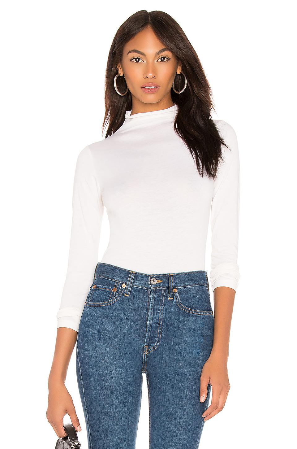 velvet turtleneck top