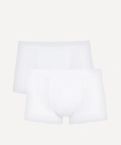 Sunspel Core Stretch Low Waist Trunks In White