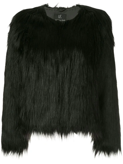 Unreal Fur Unreal Dream Faux-fur Jacket In Black