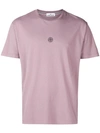 Stone Island Basic T-shirt - Pink In Pink & Purple