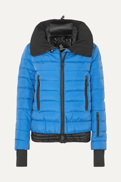 Moncler Vonne Quilted Shell Down Jacket In Blue