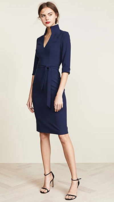 Black Halo Madeline Sheath Dress In Twilight Tapestry