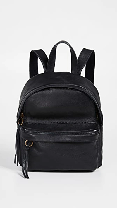 Madewell Mini Lorimer Backpack In True Black