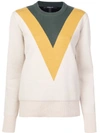 Derek Lam Doubleface Crewneck Sweater - Green