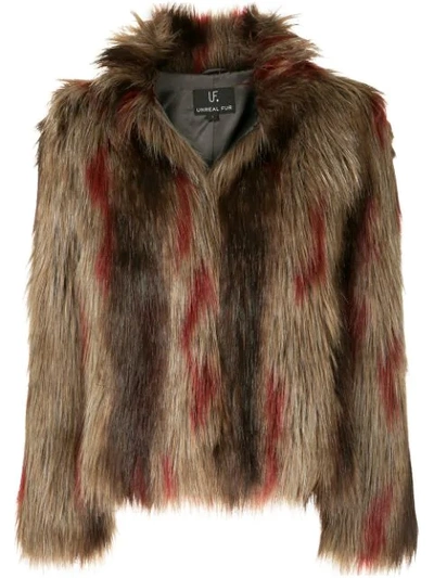 Unreal Fur Delish Jacket In Brown