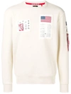 Alpha Industries Multi-patch Sweatshirt - White