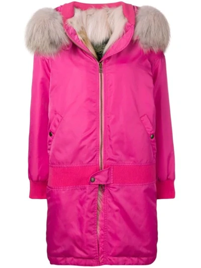 Mr & Mrs Italy Hooded Parka Coat In 4265