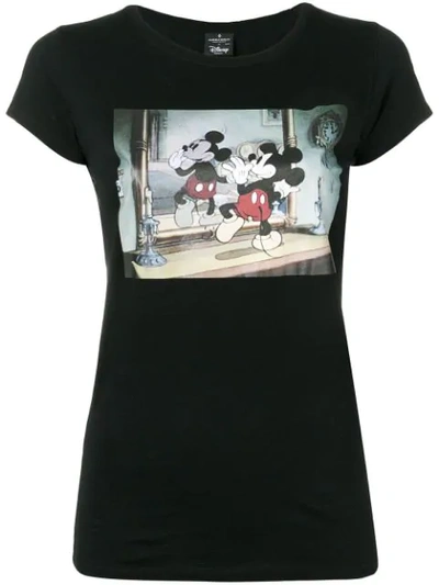 Marcelo Burlon County Of Milan X Disney Mickey Mouse Print T In Black