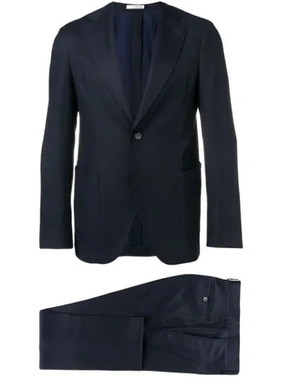 0909 Two Piece Slim-fitted Suit - Blue