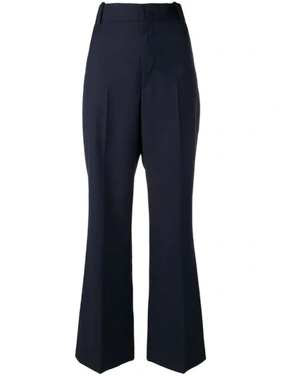 Isabel Marant Étoile High Waisted Trousers In Blue