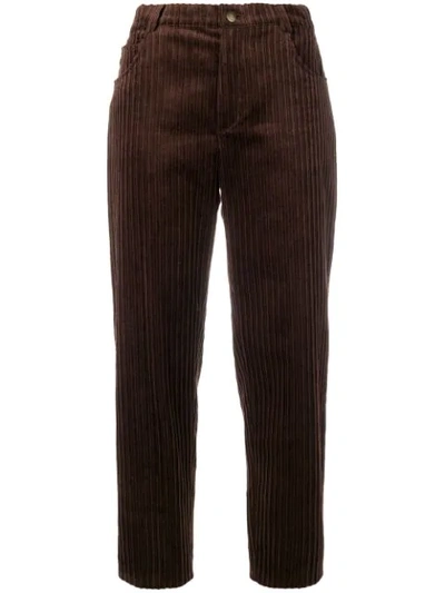 Roseanna Corduroy-style Trousers - 棕色 In Brown