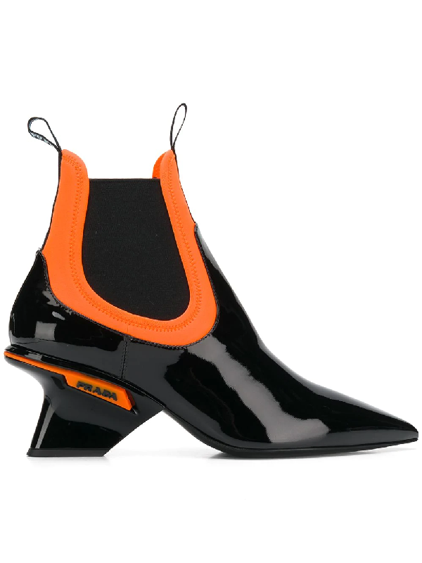 prada neon boots