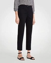 Ann Taylor The Petite Crop Pant - Curvy Fit In Black