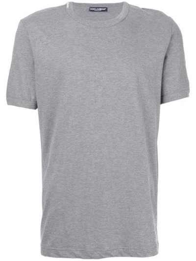Dolce & Gabbana Round Neck T-shirt - Grey