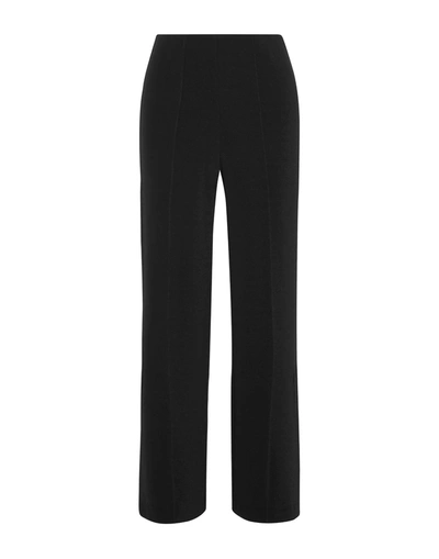 By Malene Birger Stretch-crepe Wide-leg Pants In Black