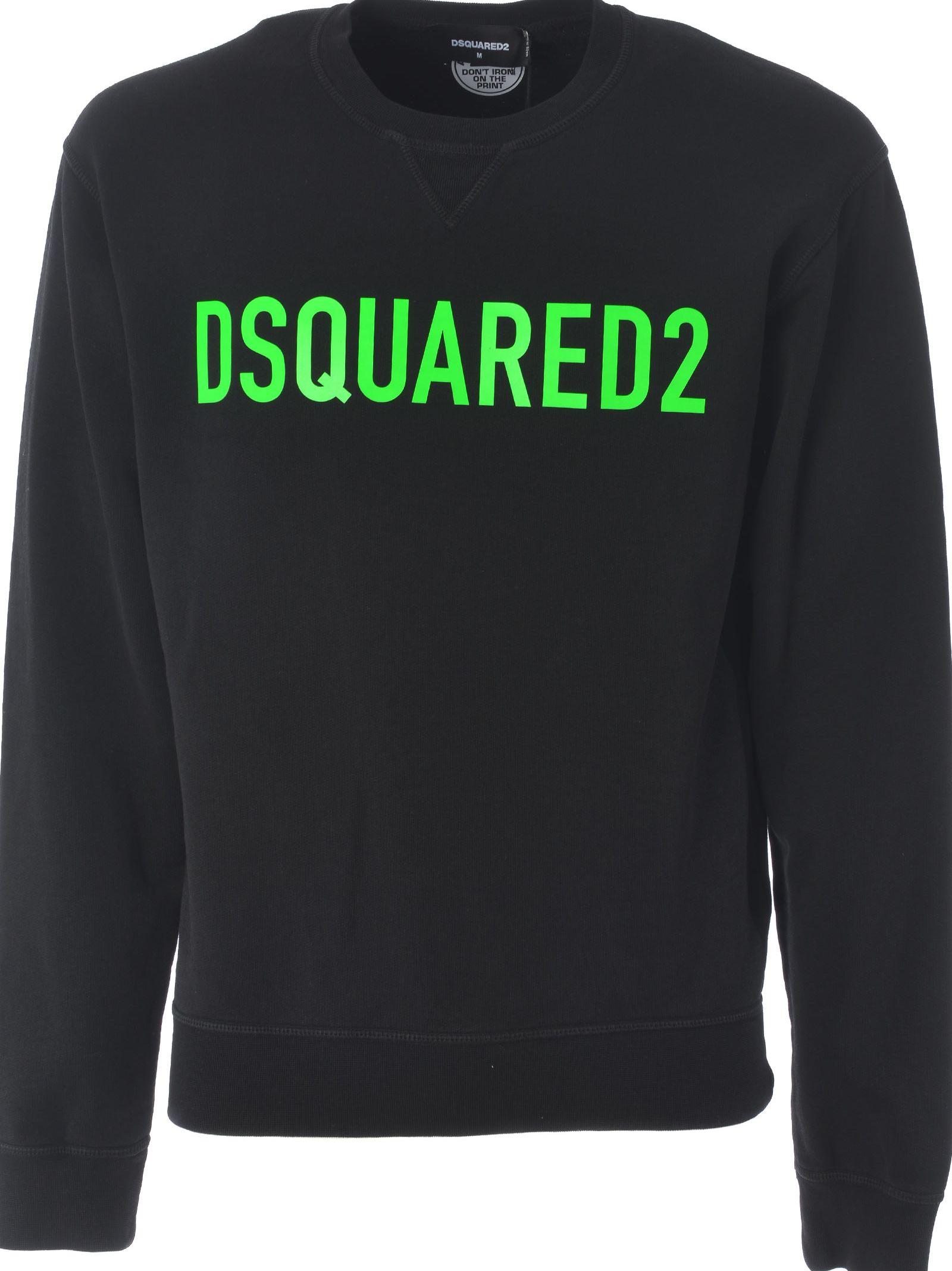 Dsquared2 Dsquared Logo Print Sweatshirt In Nero | ModeSens