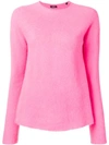 Aspesi High Boat Neck Sweater - Pink