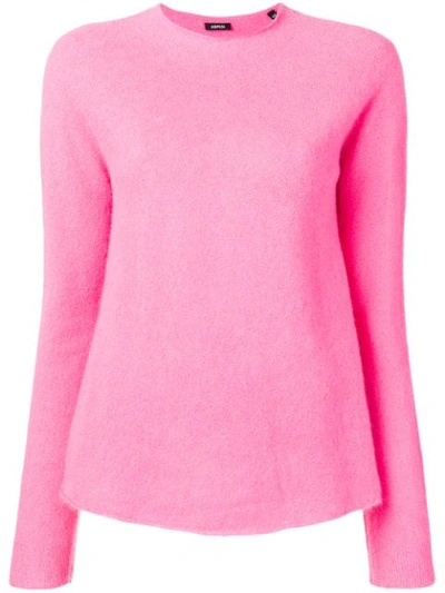 Aspesi High Boat Neck Sweater - Pink