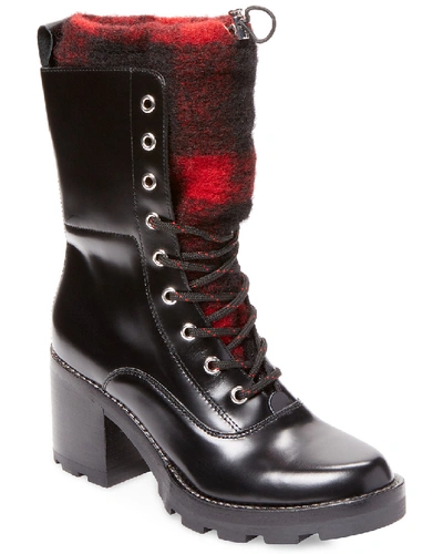 Sigerson Morrison Woman Glossed Leather Boots Black In Nocolor