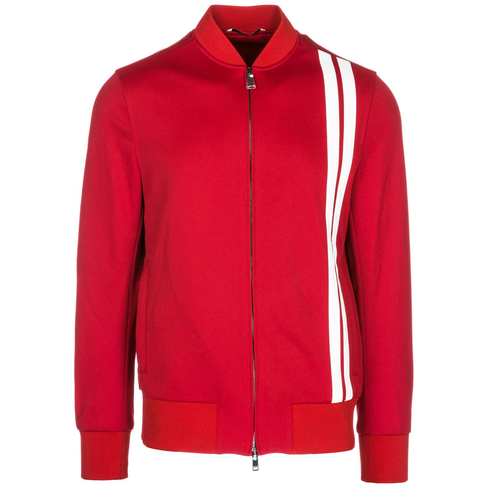 Valentino Men's Sweatshirt With Zip Sweat In Red | ModeSens