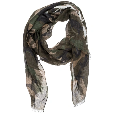 Valentino Garavani Men's Foulard Scarf In Green