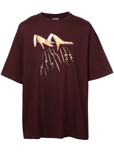 Lanvin Magic Hands T In Red