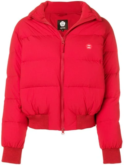 Aspesi Puffer Jacket In Red