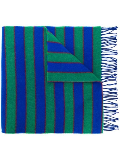 Kenzo Knitted Scarf - Blue