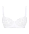 Simone Perele Delice Embroidered Demi Bra In White