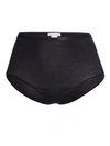 Hanro Cotton Seamless Full Brief In Black