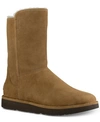 Ugg Abree Ll Short Suede And Sheepskin Boots In Bruno