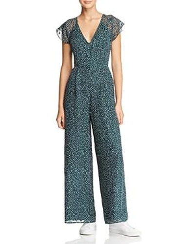 Sage The Label Layla Wide-leg Jumpsuit In Teal