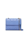 Tory Burch Fleming Convertible Shoulder Bag In Blue