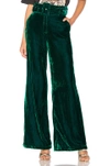 House Of Harlow 1960 X Revolve Mona Belted Pant In Emerald