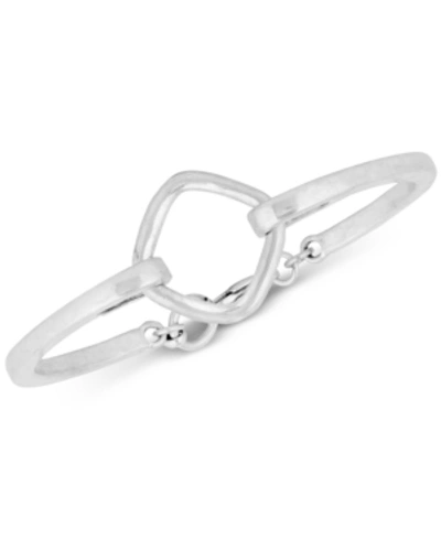 Lucky Brand Silver-tone Square Link Bracelet