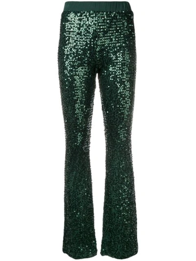 P.a.r.o.s.h . Sequin Embellished Trousers - Green