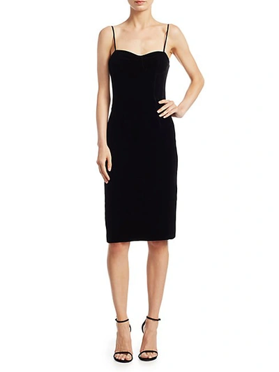 theory corset dress Theory Velvet Corset Dress In Black