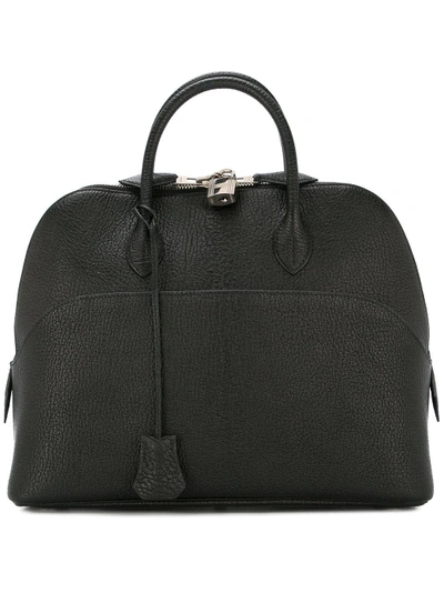 Pre-owned Hermes Hermès Vintage Bolide 1923 Hand Bag - Black