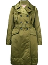 N°21 Loose Fitted Coat In Green