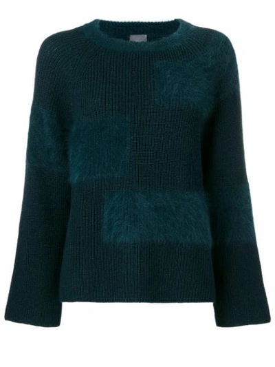 Lorena Antoniazzi Faux-fur Embellished Jumper - Green