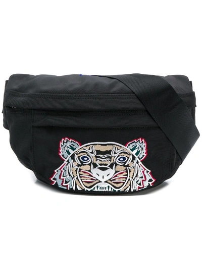 Kenzo Tiger Waist Bag In Black