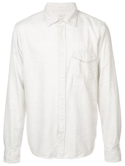 Save Khaki United Flannel Work Shirt In White