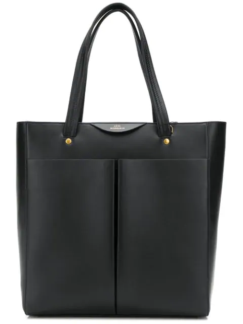 Anya Hindmarch Nevis Logo Tote Bag In Black | ModeSens