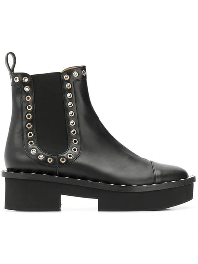 Clergerie Studded Boots In Black