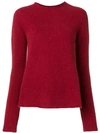 Aspesi Round Neck Jumper - Red