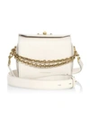 Alexander Mcqueen Box Bag Grain Leather Satchel 19 In Off White