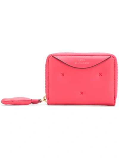 Anya Hindmarch Small Chubby Zip Round Wallet - Pink